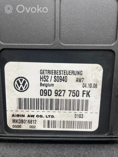 Audi Q7 4L Cuerpo de válvula de la caja de cambios de la transmisión 09D927750FK