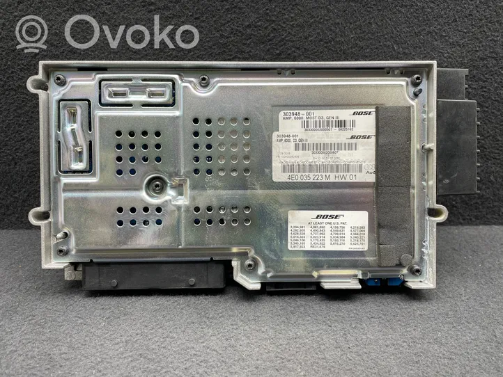 Audi A8 S8 D3 4E Amplificatore 4E0035223M