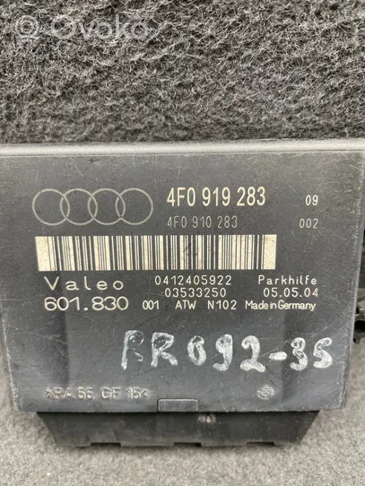 Audi A6 S6 C6 4F Unité de commande, module PDC aide au stationnement 4F0919283