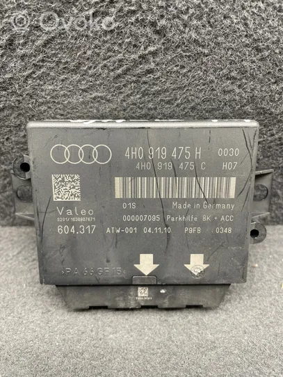 Audi A8 S8 D4 4H Centralina/modulo sensori di parcheggio PDC 4H0919475H