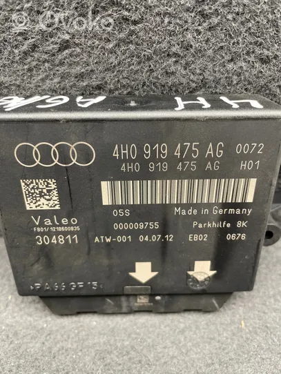 Audi A6 C7 Unité de commande, module PDC aide au stationnement 4H0919475AG