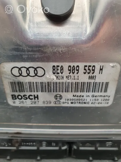 Audi A6 S6 C5 4B Moottorin ohjainlaite/moduuli 8E0909559H