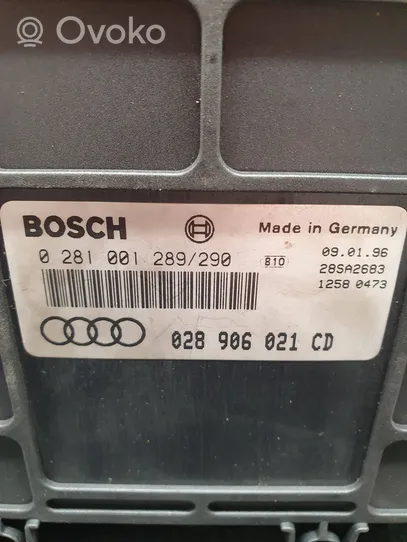Audi A4 S4 B5 8D Moottorin ohjainlaite/moduuli 028906021CD