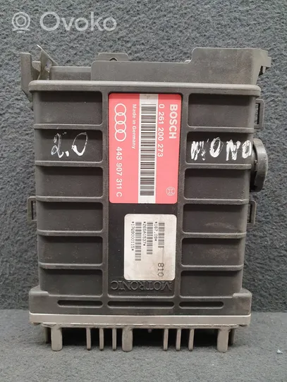 Audi 80 90 S2 B4 Sterownik / Moduł ECU 443907311C