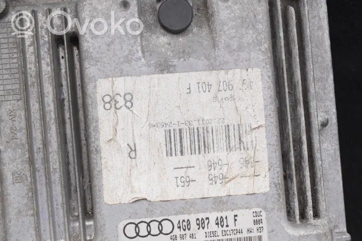 Audi A7 S7 4G Centralina/modulo del motore 4G0907401F