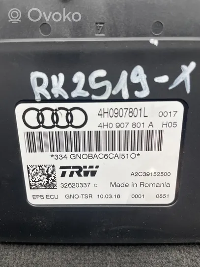 Audi A7 S7 4G Stabdžių sistemos valdymo blokas 4H0907801L