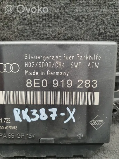 Audi A6 S6 C5 4B Parkavimo (PDC) daviklių valdymo blokas 8E0919283