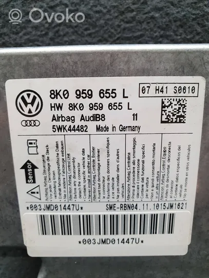 Audi A4 S4 B8 8K Module de contrôle airbag 8K0959655L