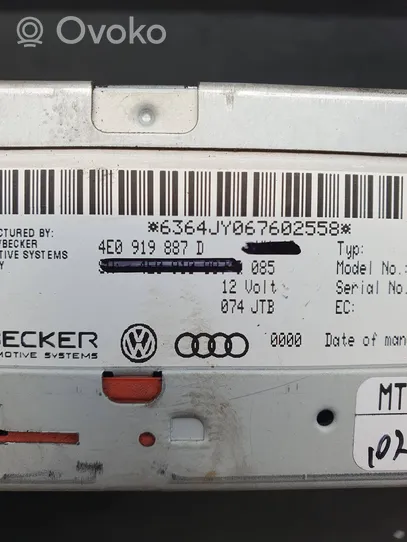 Audi A6 S6 C6 4F Unité de navigation Lecteur CD / DVD 4E0919887D