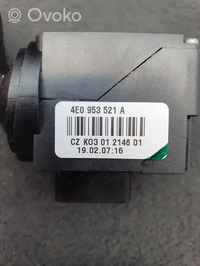 Audi A6 S6 C6 4F Vakionopeussäätimen vipu 4E0953521A