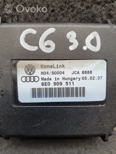 Audi A6 S6 C6 4F Garažo vartų jungtukas 8E0909511