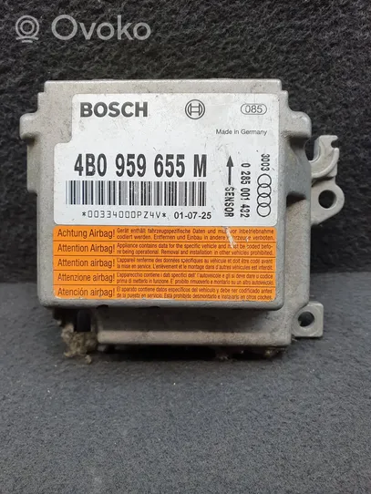 Audi A6 S6 C5 4B Gaisa spilvenu vadības bloks 4B0959655M