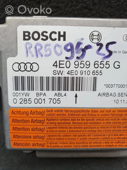 Audi A8 S8 D3 4E Airbagsteuergerät 4E0959655G