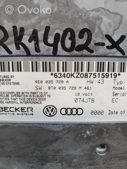 Audi A5 8T 8F Unité de contrôle MMI 8T0035729M