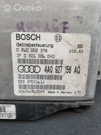 Audi A6 S6 C4 4A Sterownik / Moduł skrzyni biegów 4A0927156AQ