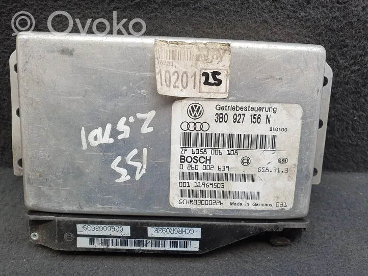 Audi A4 S4 B5 8D Sterownik / Moduł skrzyni biegów 3B0927156N