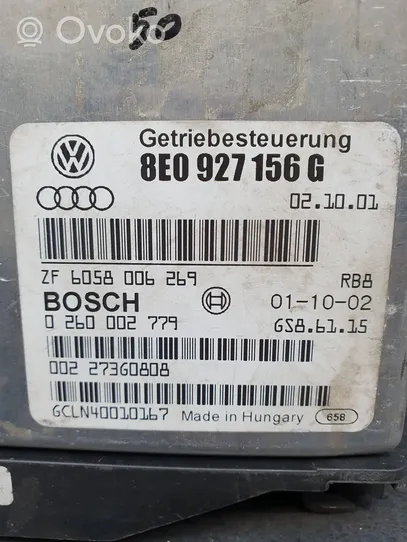 Audi A4 S4 B6 8E 8H Pavarų dėžės valdymo blokas 8E0927156G
