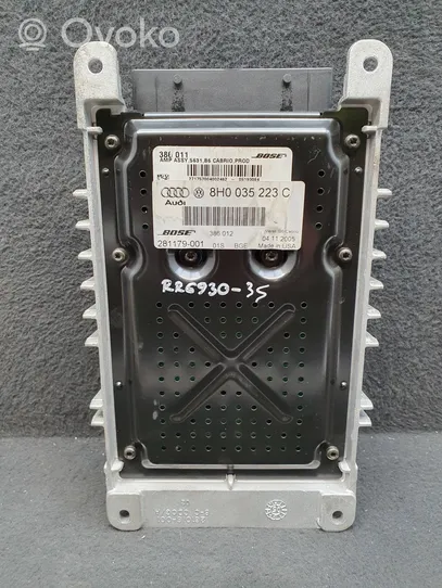 Audi A4 S4 B6 8E 8H Amplificateur de son 8H0035223C