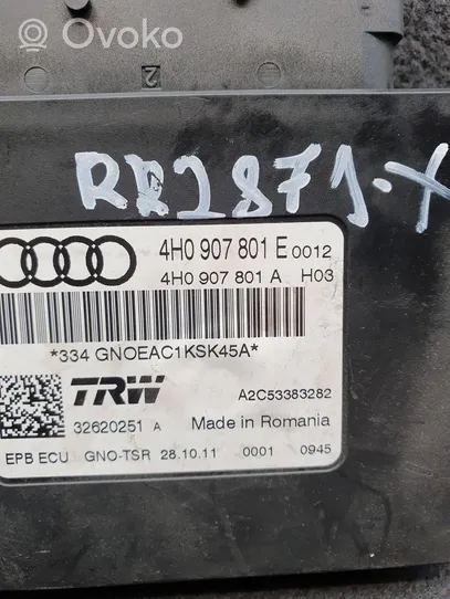 Audi A6 S6 C7 4G Rankinio stabdžio valdymo blokas 4H0907801E