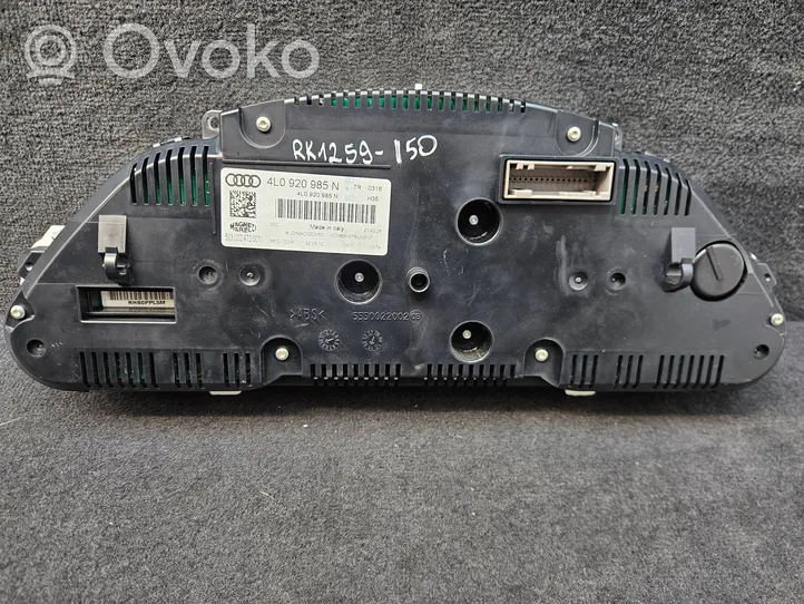 Audi Q7 4L Compteur de vitesse tableau de bord 4L0920985N