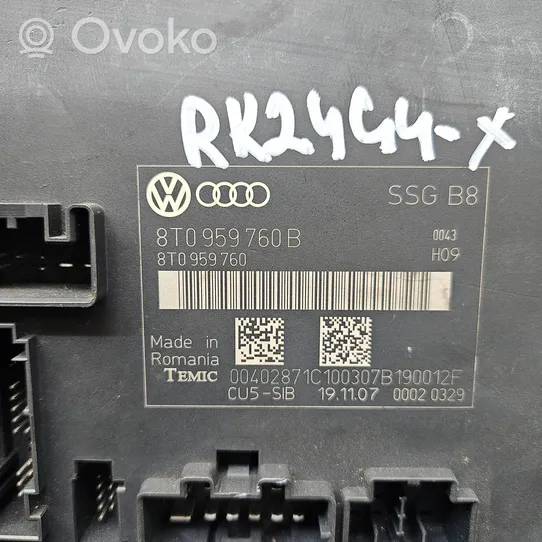 Audi A5 8T 8F Sėdynės valdymo blokas 8T0959760B