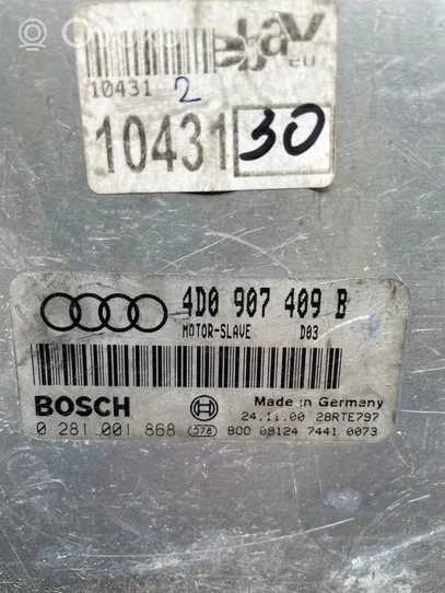 Audi A8 S8 D2 4D Calculateur moteur ECU 4D0907409B