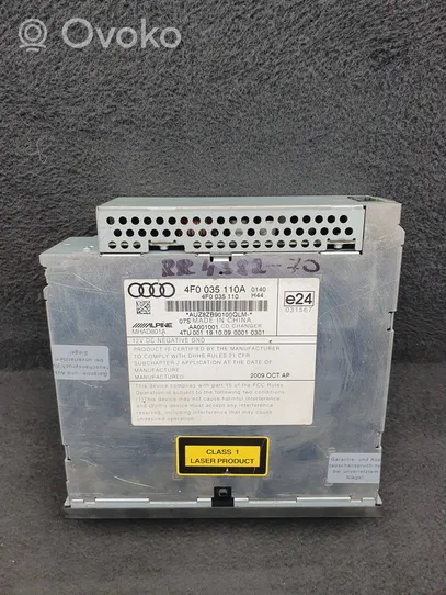 Audi A6 S6 C6 4F CD/DVD mainītājs 4F0035110A