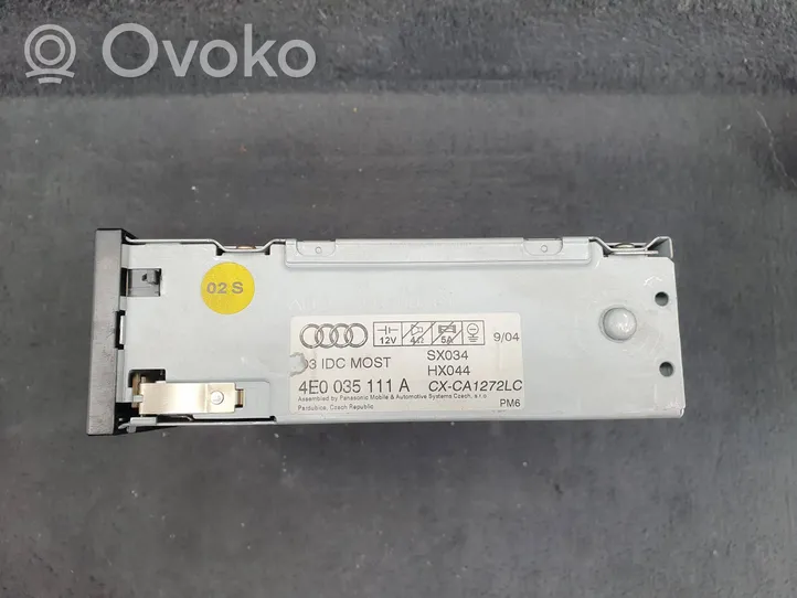 Audi A6 S6 C6 4F CD/DVD-vaihdin 4E0035111A