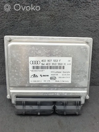 Audi A8 S8 D3 4E Sterownik / Moduł zawieszenia pneumatycznego 4E0907553F