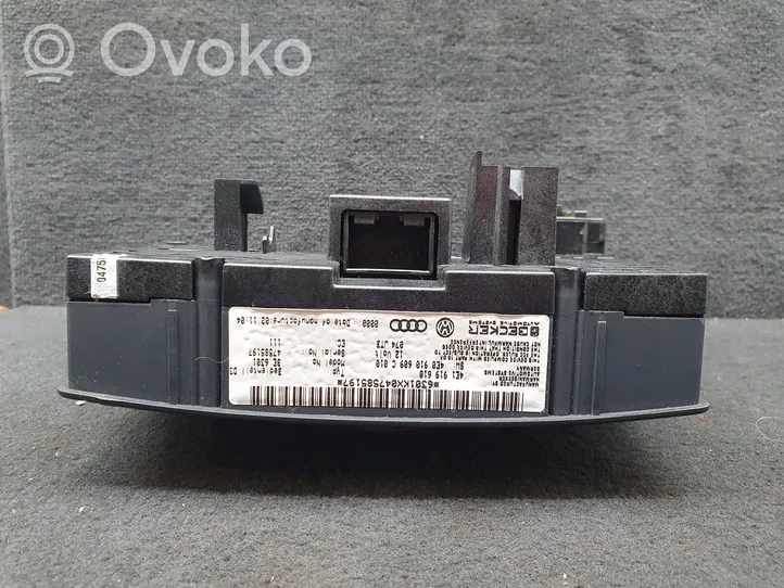 Audi A8 S8 D3 4E Controllo multimediale autoradio 4E1919610