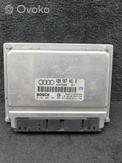 Audi A6 S6 C5 4B Calculateur moteur ECU 4B0907401H