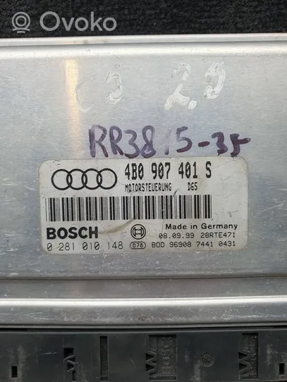 Audi A6 S6 C5 4B Engine control unit/module 4B0907401S