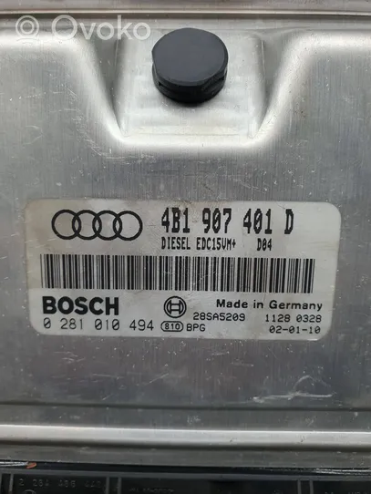 Audi A6 S6 C5 4B Sterownik / Moduł ECU 4B1907401D