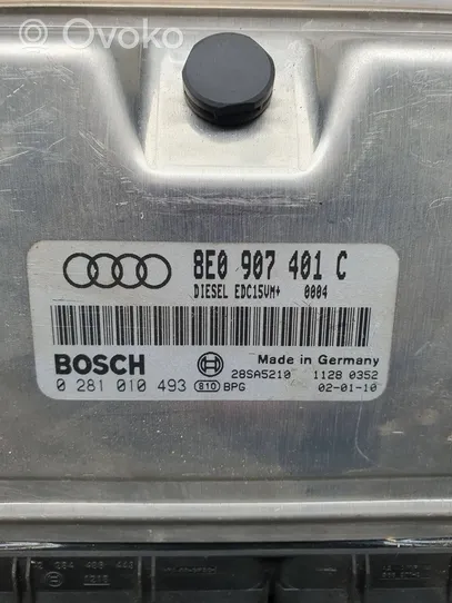 Audi A4 S4 B6 8E 8H Sterownik / Moduł ECU 8E0907401C