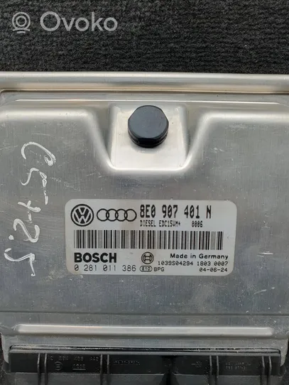 Audi A6 S6 C5 4B Sterownik / Moduł ECU 8E0907401N