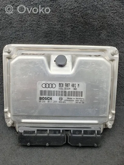 Audi A6 S6 C5 4B Moottorin ohjainlaite/moduuli 8E0907401M