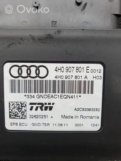 Audi A7 S7 4G Module de commande de frein à main 4H0907801E