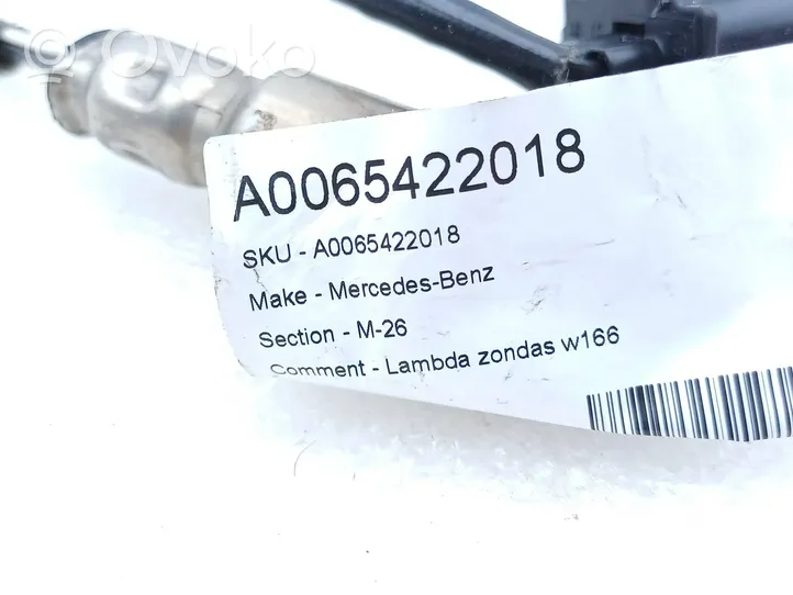 Mercedes-Benz CLS C219 Sonda lambda A0065422018