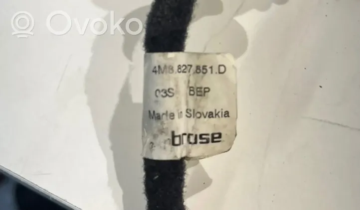 Audi Q8 Siłownik elektryczny podnoszenia klapy tylnej / bagażnika 4M8827851D