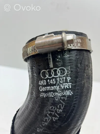 Audi A6 S6 C8 4K Tube d'admission de tuyau de refroidisseur intermédiaire 4K0145737P