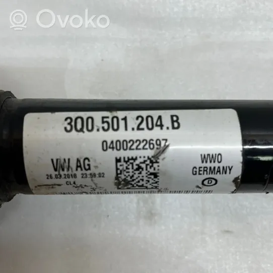 Volkswagen PASSAT B8 Rear driveshaft 3Q0501204B