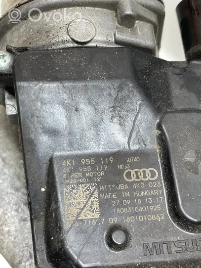 Audi A6 S6 C8 4K Etupyyhkimen vivusto ja moottori 4K1955023