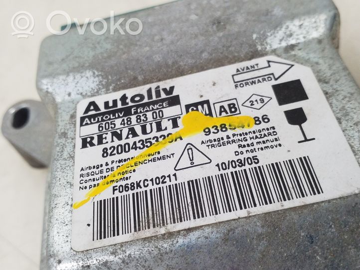 Nissan Primastar Sterownik / Moduł Airbag 8200435339A