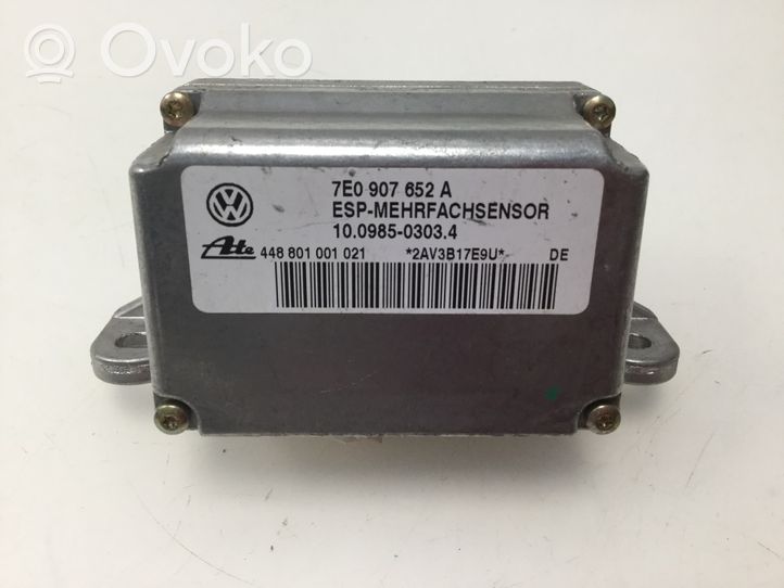 Volkswagen Touareg I ESP (stabilumo sistemos) valdymo blokas 7E0907652A