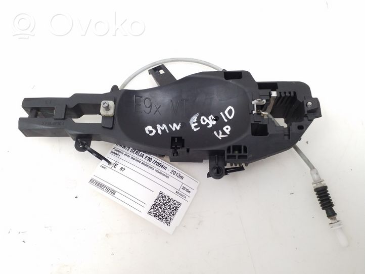 BMW 3 E90 E91 Support poignée extérieur de porte avant 