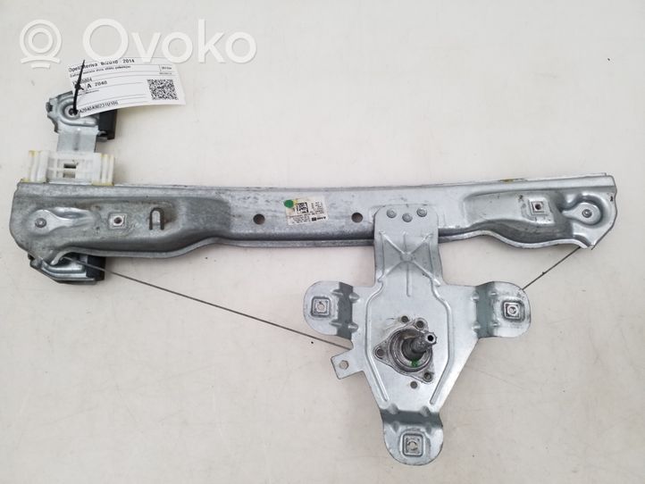 Opel Meriva B Mechanizm podnoszenia szyby tylnej bez silnika 13265804