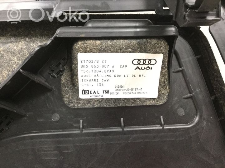 Audi A4 S4 B8 8K Tavaratilan sivuverhoilu 8K5863887A