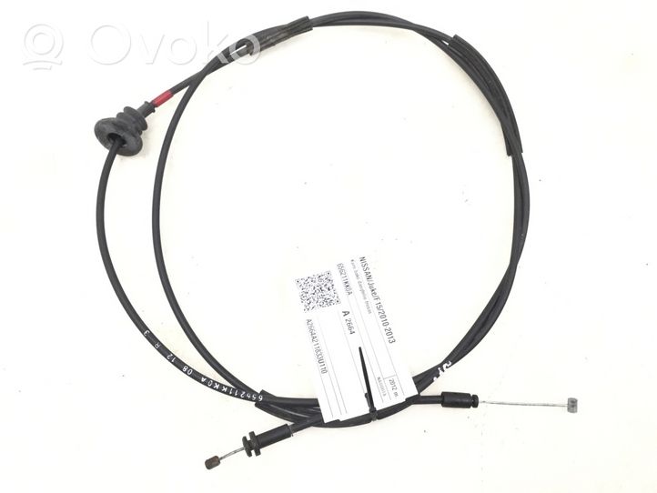 Nissan Juke I F15 Cable de apertura de la tapa del depósito de combustible 656211KK0A