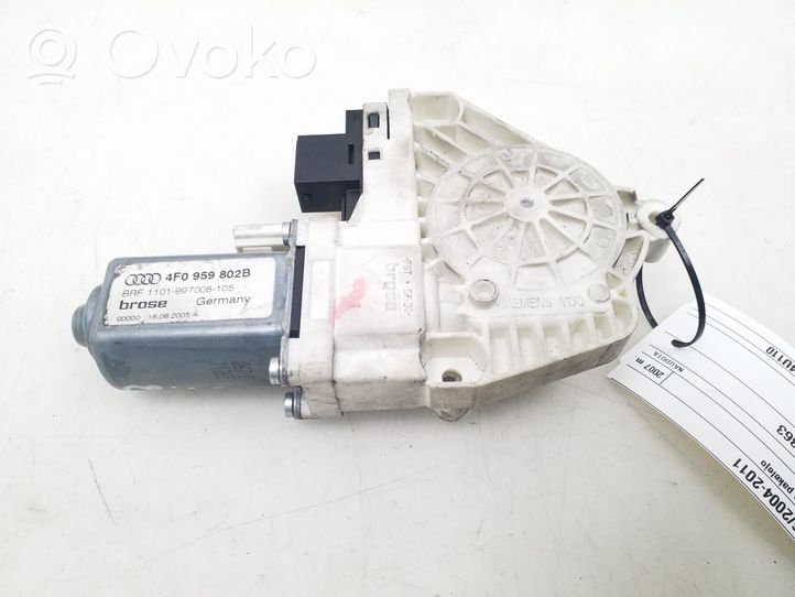 Audi A6 S6 C6 4F Varikliukas priekinio langų pakėlėjo 4F0959802B