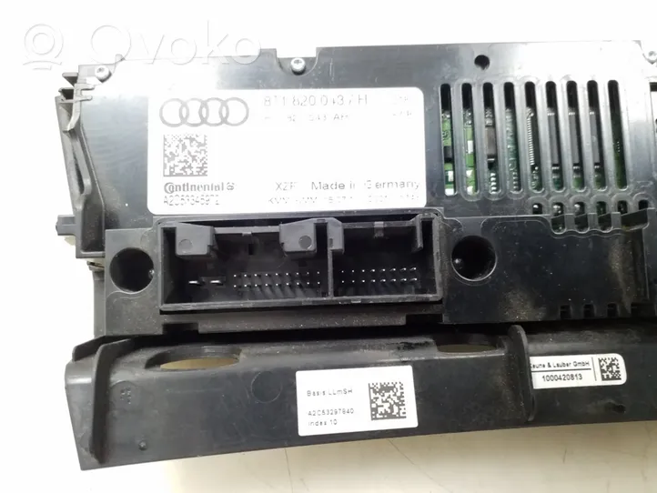 Audi A4 S4 B8 8K Kondicionieriaus valdymo blokas 8T1820043AH